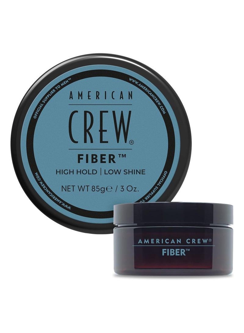 AMERICAN CREW ألياف الشعر للرجال من أمريكان كرو، مثل جل الشعر ذو الثبات العالي واللمعان المنخفض، 3 أونصة (عبوة من قطعة واحدة)