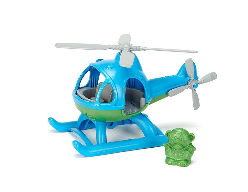 Green Toys Helicopter, Blue/Green - Image 2