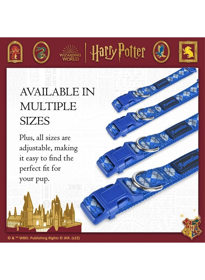 هاري بوتر طوق كلب هاري بوتر رافنكلو، مقاس متوسط | طوق كلب متوسط، طوق كلب أزرق | ملابس وإكسسوارات كلاب لمنازل هوجورتس، طوق كلب رافنكلو للحيوانات الأليفة - Image 4