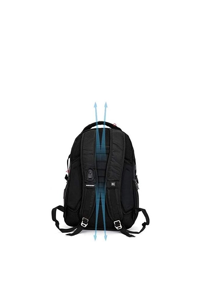 Generic - Backpack For Laptop 16 Inch Black From SUISSEWIN - Image 1