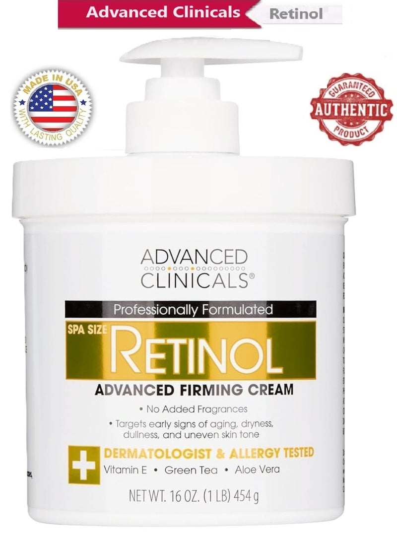Advanced Clinicals Advanced Clinicals Retinol Advanced Firming Cream 454 g - Image 1