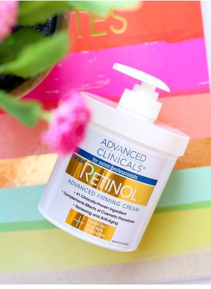 Advanced Clinicals - Advanced Clinicals Retinol Advanced Firming Cream 454 g - Image 1