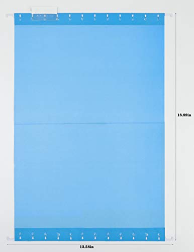 Oterri Hanging File Folders, A4 Size with 5 Elegant Colors to Choose, 1/5-Cut Adjustable Tab,15pcs Per Box - Image 2
