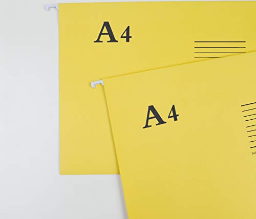 Oterri Hanging File Folders, A4 Size with 5 Elegant Colors to Choose, 1/5-Cut Adjustable Tab,15pcs Per Box - Image 4