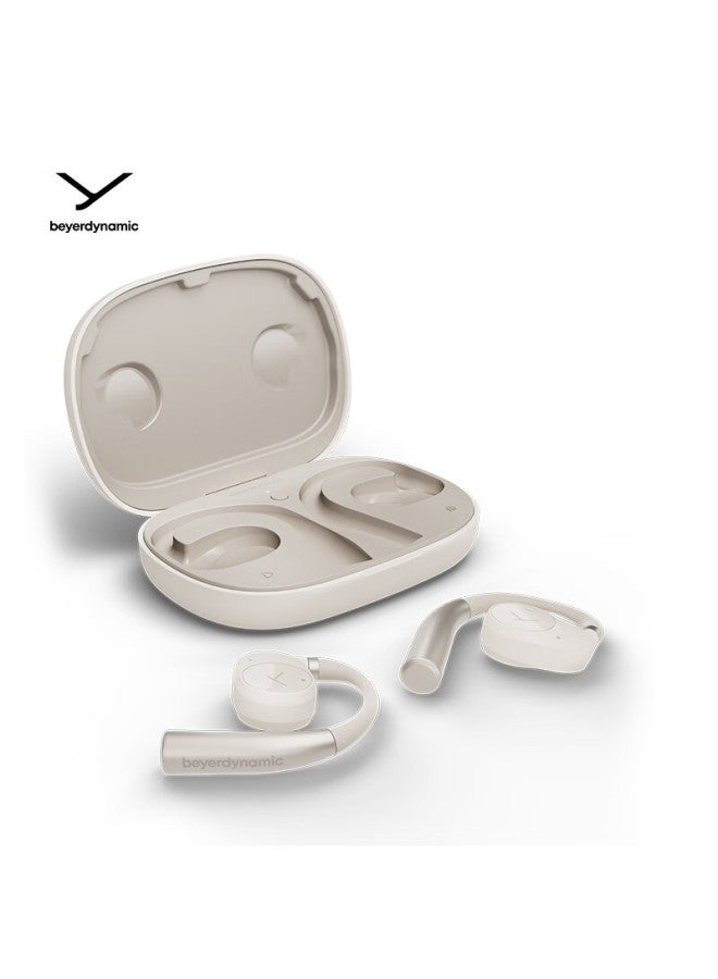 Beyer Dynamic Beyerdynamic Frio 200 Wireless Bluetooth Open-ear Headphones, Ows Ear-hook Style, Verio 200 Sports Running Long Battery Life, Comfortable To Wear, Cream White - Image 2