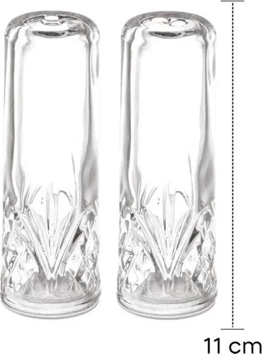 Favori Mutfak Favorite Kitchen Tamu Melody Set of 2 Acrylic Salt and Pepper Shakers