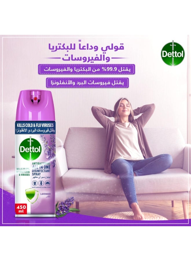 erorex Dettol All-in-One Antibacterial Disinfectant Spray: Comprehensive Protection for Your Home and Soft Surfaces - Image 3