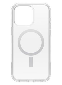 Crystal Clear Case Cover for iPhone 15 Pro Hard Back Panel Protective Case Compatible with MagSafe (Clear)