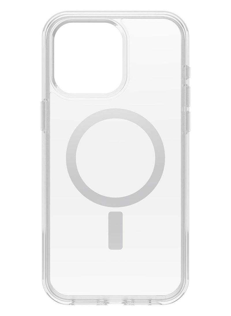 Generic - Crystal Clear Case Cover for iPhone 15 Pro Hard Back Panel Protective Case Compatible with MagSafe (Clear) - Image 1