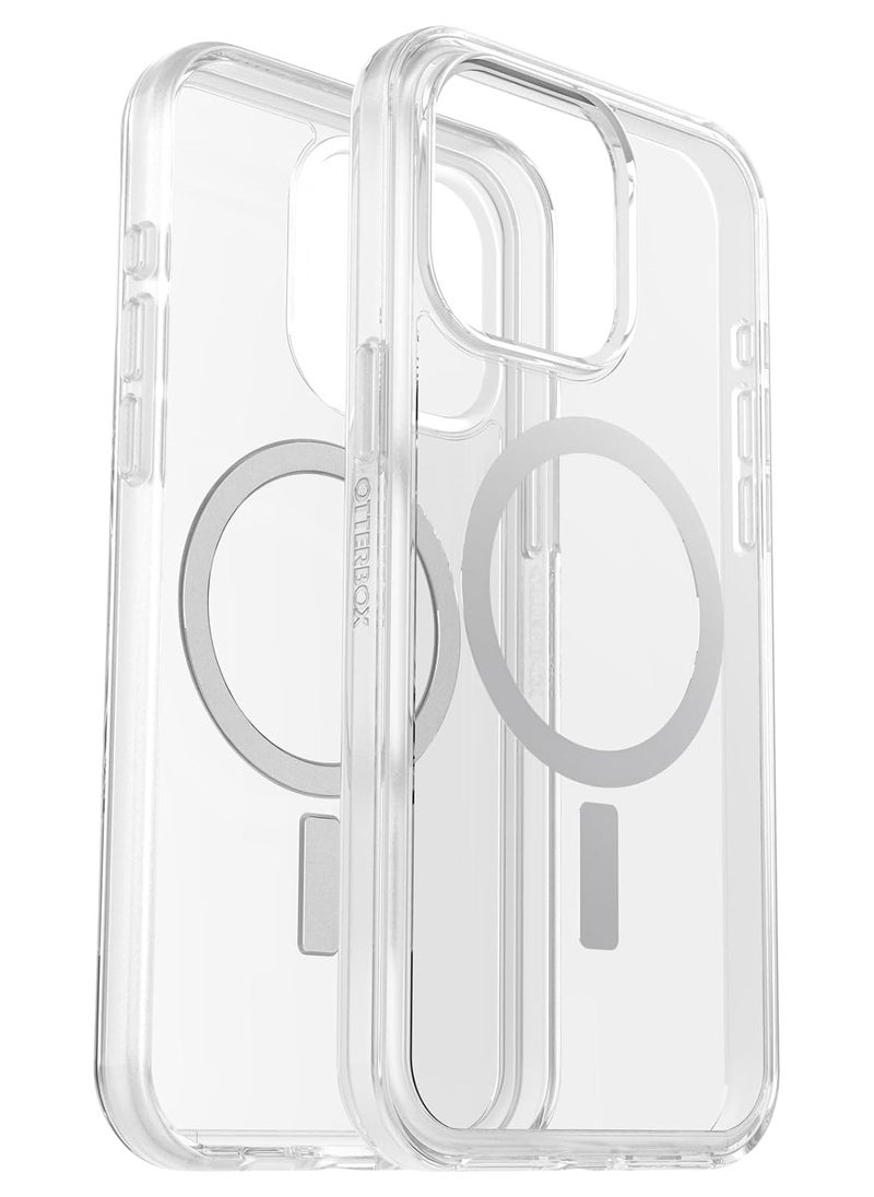 Generic - Crystal Clear Case Cover for iPhone 15 Pro Hard Back Panel Protective Case Compatible with MagSafe (Clear) - Image 1