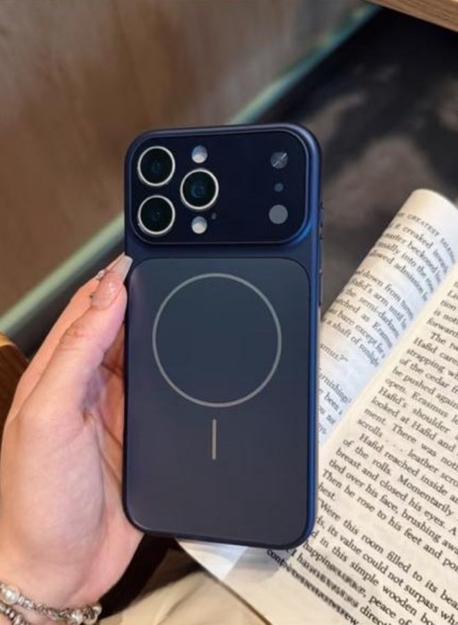 جراب لهاتف ايفون 15 برو ماكس - مع حامل Magsafe سلم نحيف للغاية، [لتغيير شكل ولون هاتفك مع حماية من الدرجة العسكرية]، بدون تقنية الاصفرار، ظهر مقاوم للخدش، غطاء مغناطيسي فائق النحافة - جراب راقي وفخم ويغير لون وشكل موبايلك بنسبة 100% - Image 3