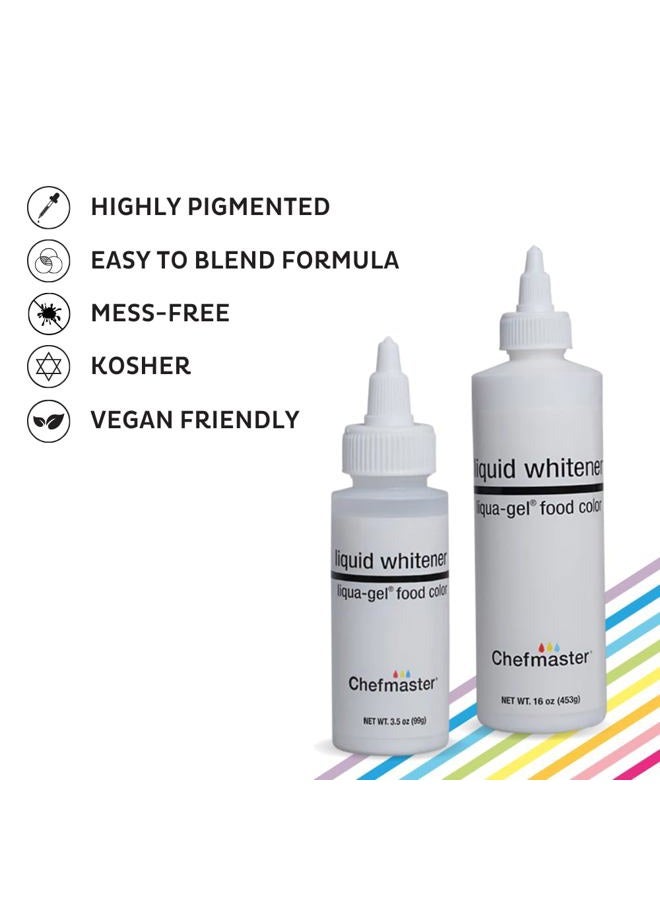 Chefmaster Liquid Whitener Food Color,16oz, White - Image 3