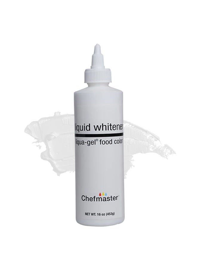 Chefmaster Liquid Whitener Food Color,16oz, White - Image 1