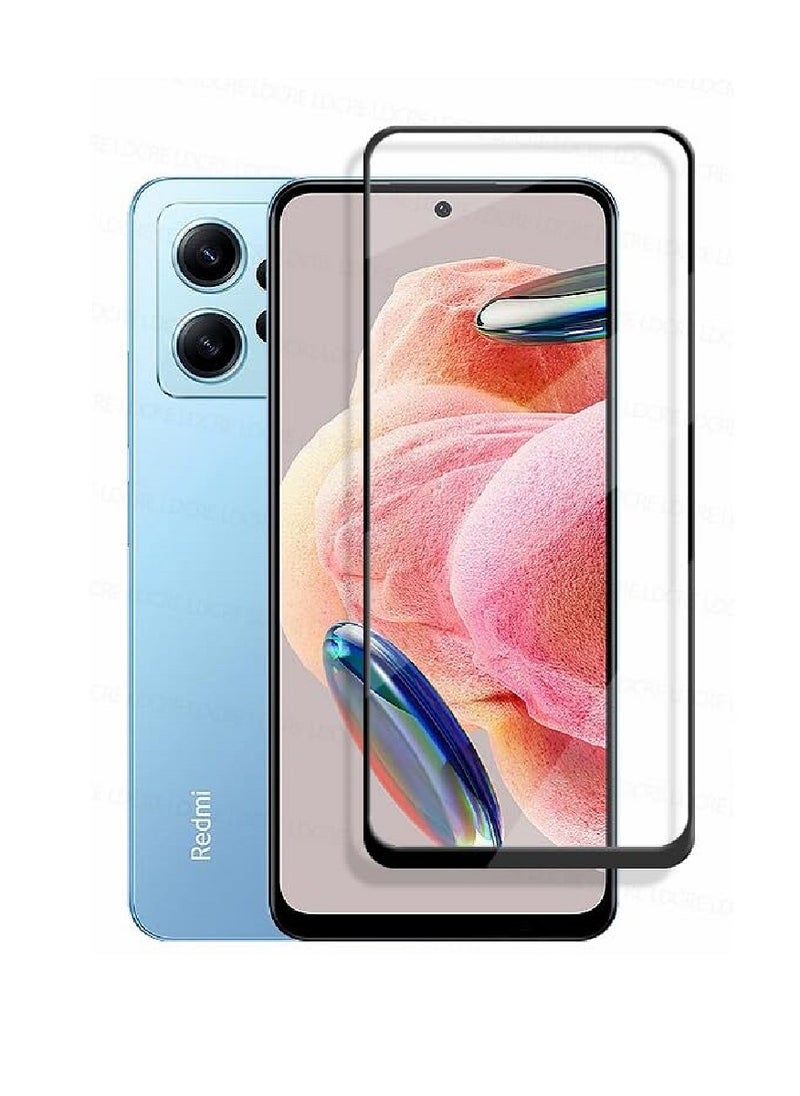 Tempered Glass Screen Protector 5D Designed For Xiaomi Redmi Note 12 4G Full Glue Edge to Edge Full Screen Coverage And Bubble Free - Image 1