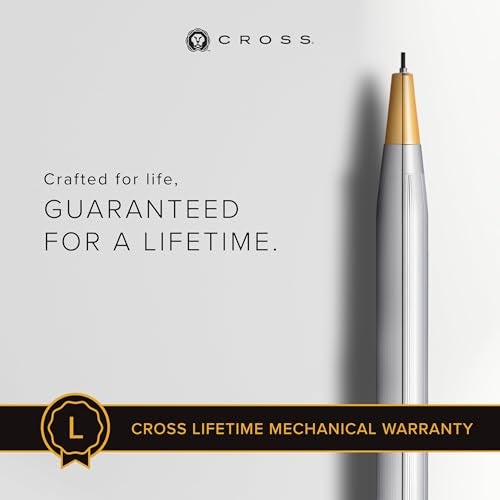 Cross Classic Century Refillable Pencil Presented in a Luxury Gift Box - Medium Point, Black Ink, Medalist - Image 3