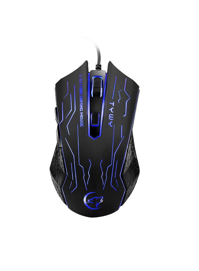 G820 Wired Gaming Mouse 7 Color Backlight 6 Button LED 3200 Optical DPI Computer Mouse Gamer Mouse