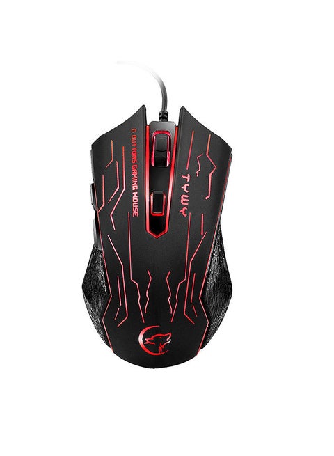 G820 Wired Gaming Mouse 7 Color Backlight 6 Button LED 3200 Optical DPI Computer Mouse Gamer Mouse