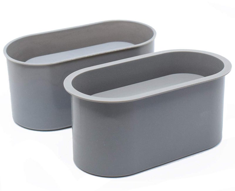 catin Silicone Planter Mold for Cement Oval Concrete Mold and Form for Flower Pot Candle Vessel DIY - Image 2