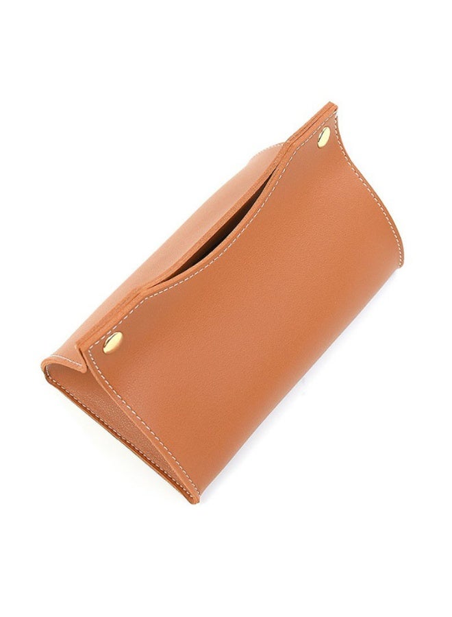 حامل علبة مناديل ورقية من جلد البولي يوريثان علبة مناديل ورقية للحمام غرفة المعيشة المنزلية، غرفة النوم، المطبخ - Image 4