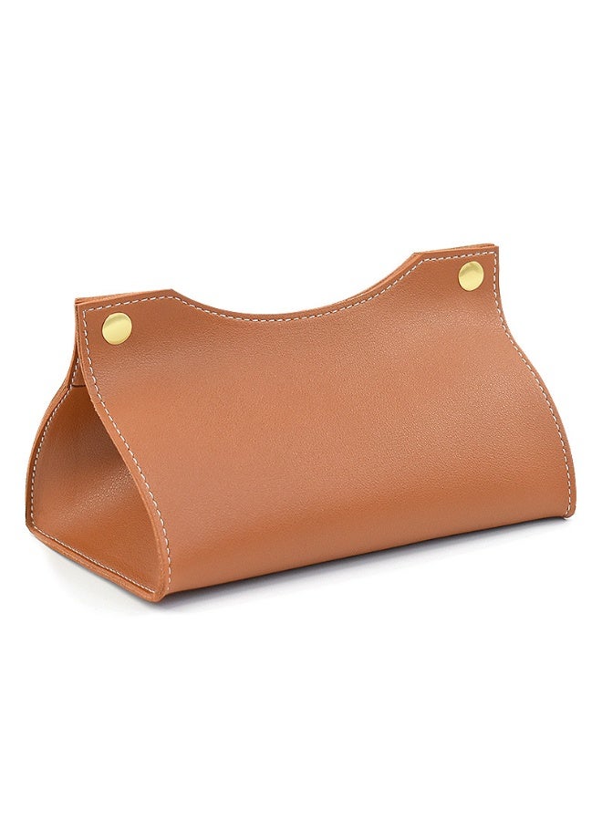 حامل علبة مناديل ورقية من جلد البولي يوريثان علبة مناديل ورقية للحمام غرفة المعيشة المنزلية، غرفة النوم، المطبخ - Image 1