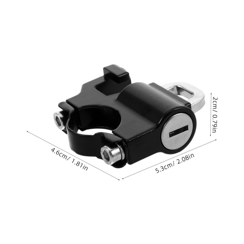 Heavy Duty Motorcycle Security Hook Anti Theft Lock For Scooter Handlebar - Image 3