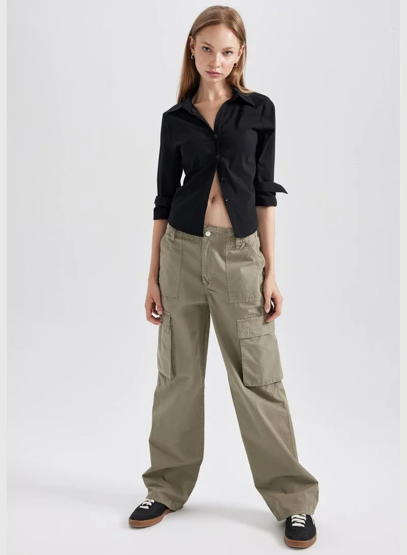 DeFacto Woman Woven Long Sleeve Shirt