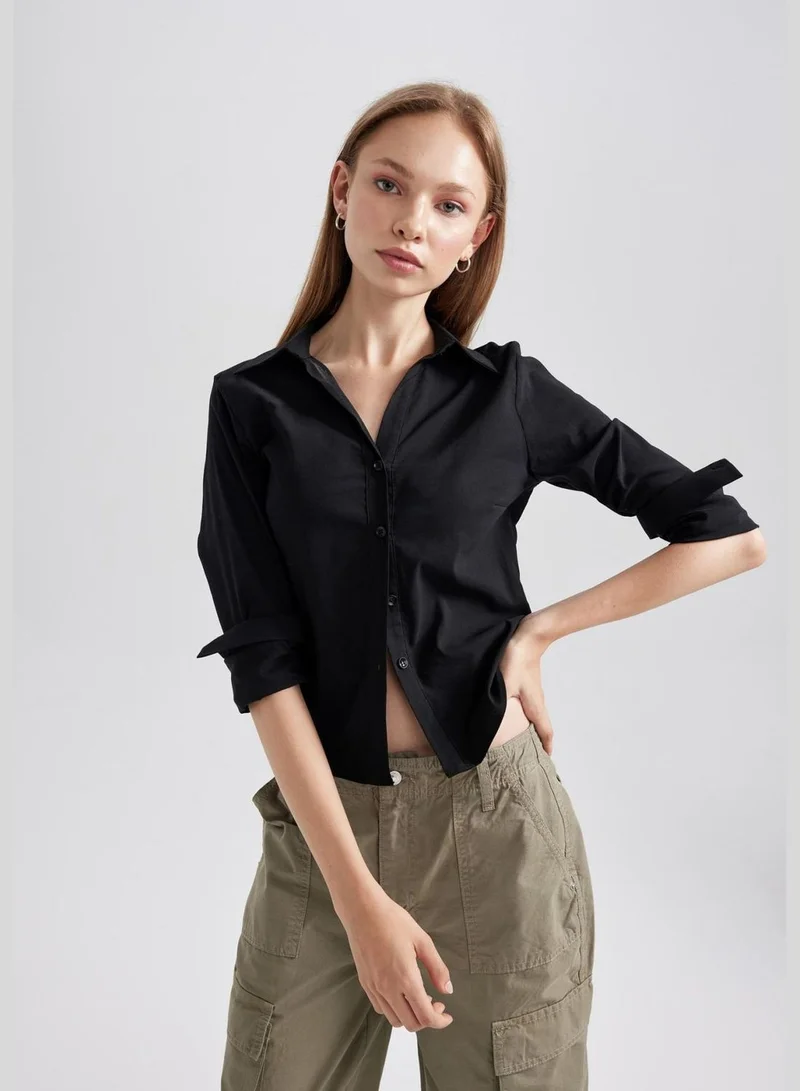 DeFacto Woman Woven Long Sleeve Shirt