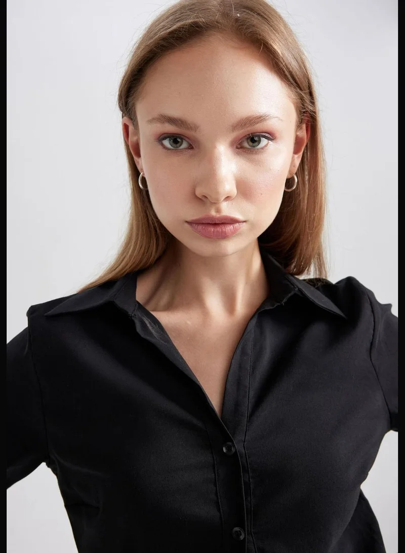 DeFacto Woman Woven Long Sleeve Shirt