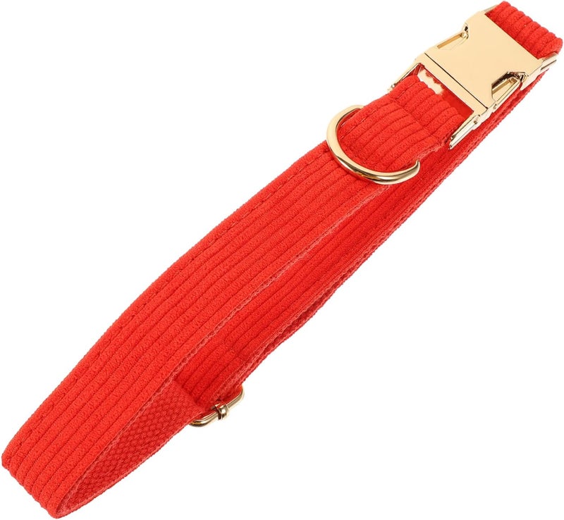 Adjustable Cloth Pet Collar with Metal Buckle Stylish Neck Chain for Dogs and Cats for All Occasions and Events Unique Design for Easy Identification - Image 1