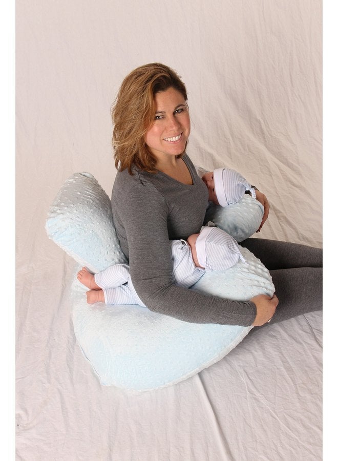 Twin Z PIllow Twin Z Cover Blue - Cover ONLY - Image 2