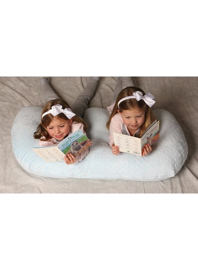 Twin Z PIllow Twin Z Cover Blue - Cover ONLY - Image 3
