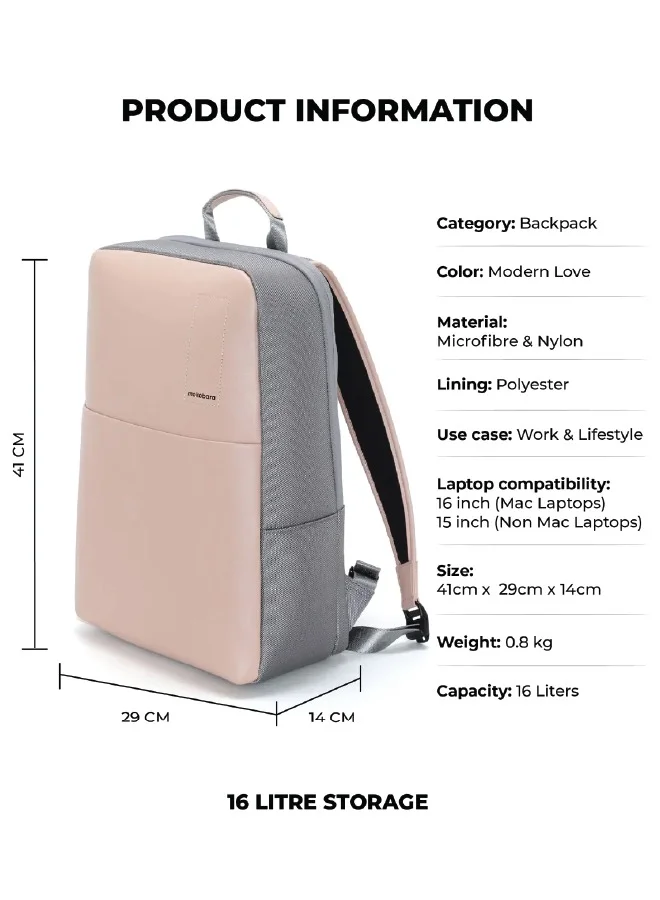 موكوبارا للتجارة ذ.م.م The Backpack 16L Premium Nylon 15" Unisex Laptop Backpack