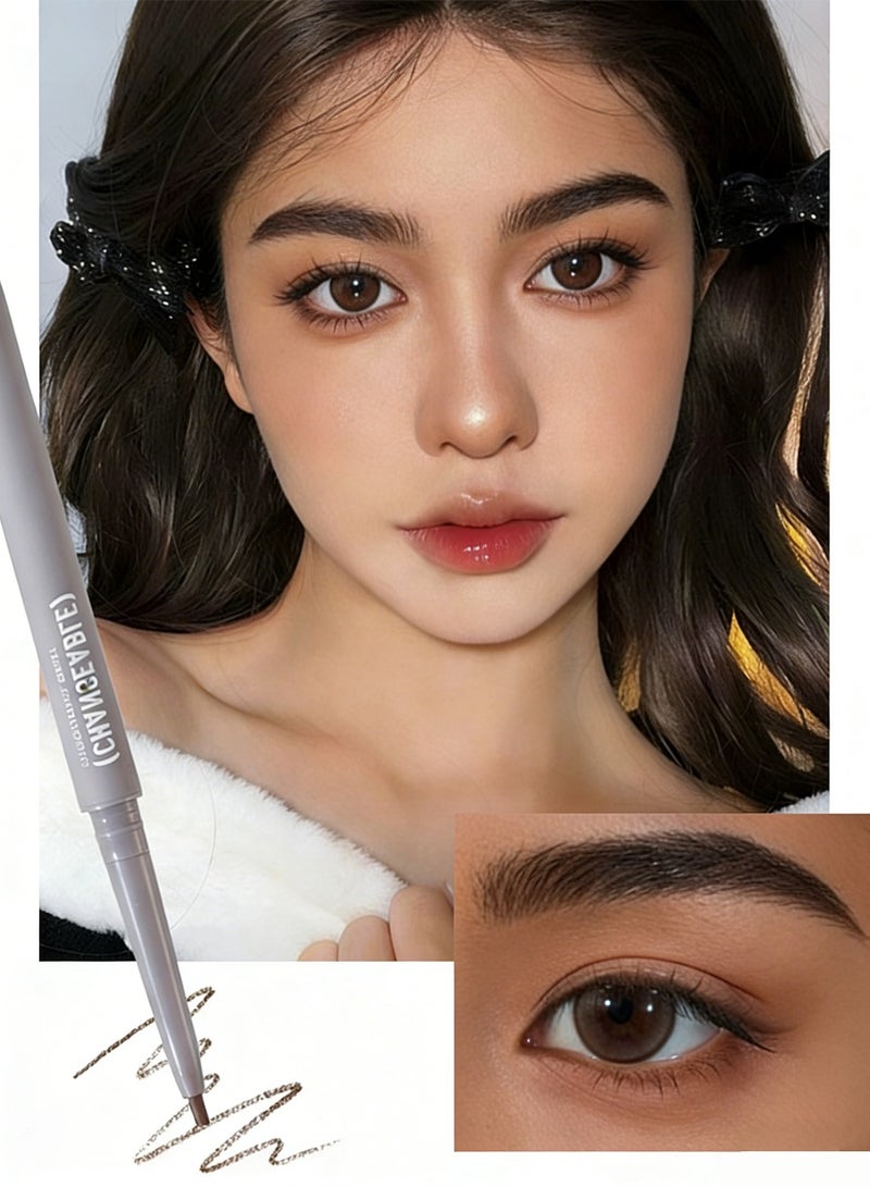 اكس اي اكس اي قلم الحواجب ثلاثي الأبعاد ذو ملمس مخملي - لتصميم حواجب طبيعية بسهولة - Image 4