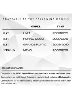 DNC Auto Part Radio CD Button For Fiat Linea  - Image 2