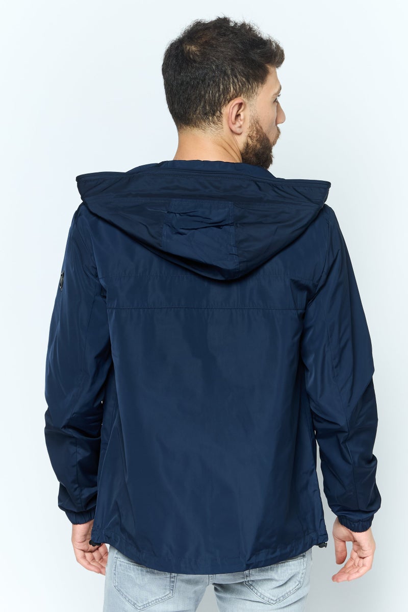 Michael Kors جاكيت واقي من الرياح للرجال، أزرق داكن - Image 4