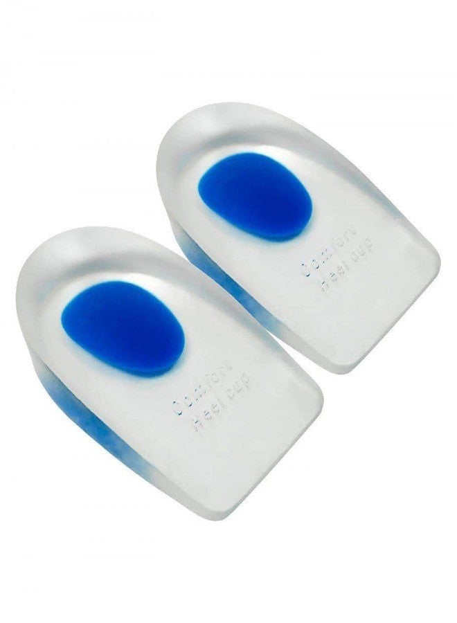 Generic Silicone Gel Heel Pad Socks for Pain Relief, Blue, Women, Adult Women, Foot Pain Sufferers, Unisex, Heel Pad Socks, Heel Support and Cushioning, 1 Count - Image 1