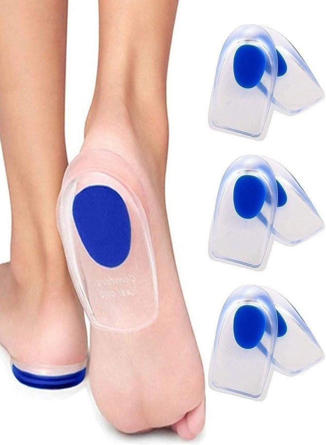 Generic Silicone Gel Heel Pad Socks for Pain Relief, Blue, Women, Adult Women, Foot Pain Sufferers, Unisex, Heel Pad Socks, Heel Support and Cushioning, 1 Count - Image 4