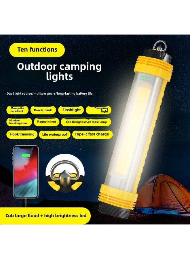 2024 Cross-border New Multi-functional Work Light Rechargeable Car Maintenance Light Strong Light Handheld Emergency Light 