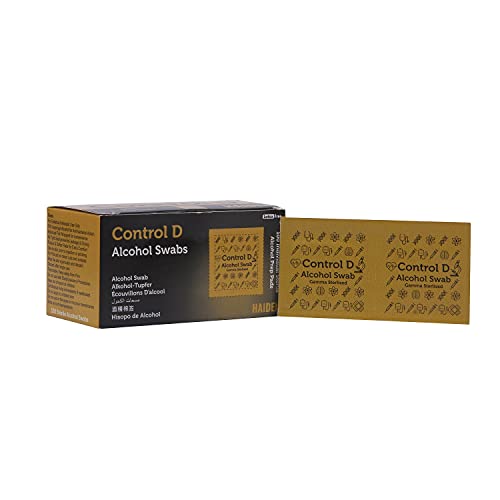 Control D 100 Sterile Alcohol Swabs Antiseptic Prep Wipes Pads - Image 4