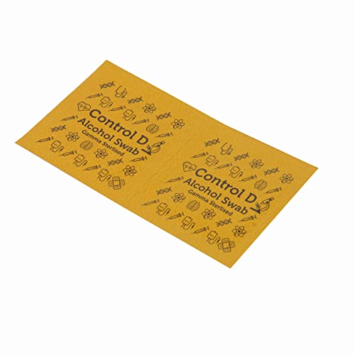Control D 100 Sterile Alcohol Swabs Antiseptic Prep Wipes Pads - Image 2