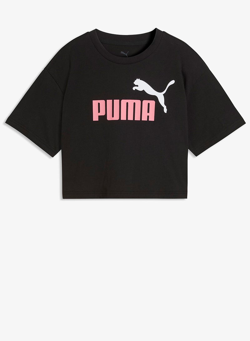 بوما تيشيرت بشعار الشباب الأساسي بلونين رقم - Image 1