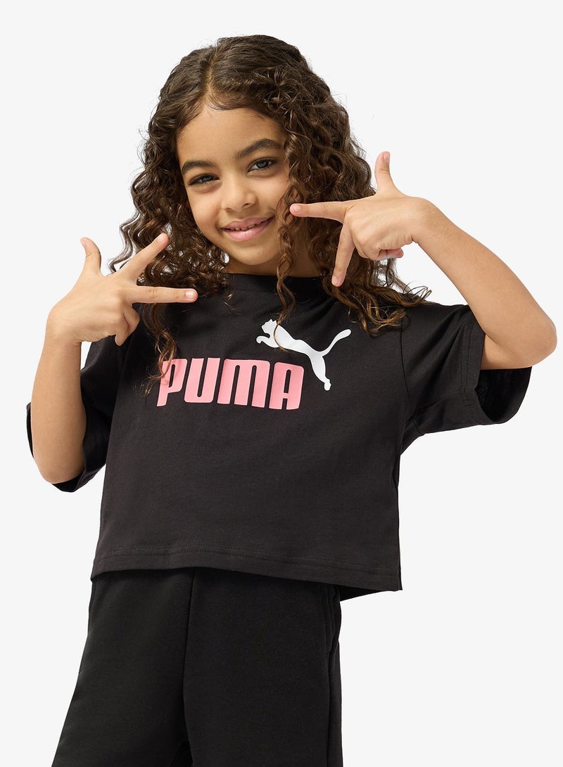 PUMA Youth Essential 2 Color No.1 Logo T-Shirt - Image 1