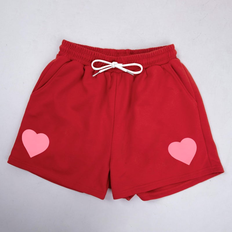 MYHALF Valentines 2 Piece Outfits Womens Love Heart Pajamas Valentines Day Lounge Matching Set Dating Outfit Sets Couple Gift - Image 5