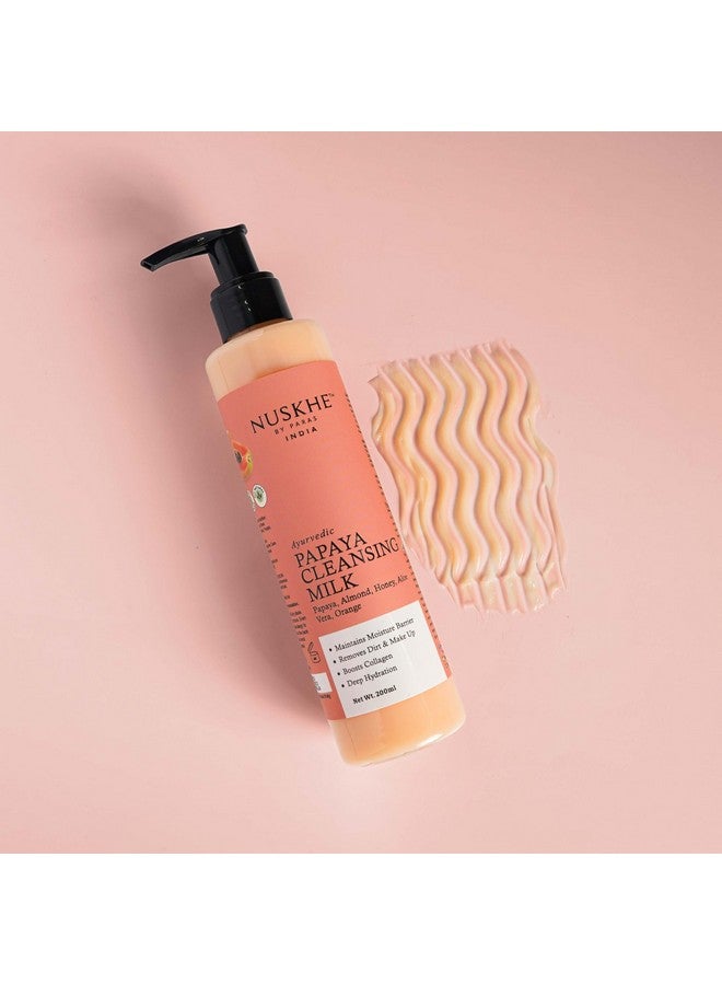 Nuskhe By Paras Ayurvedic Papaya Cleansing Milk - Image 3