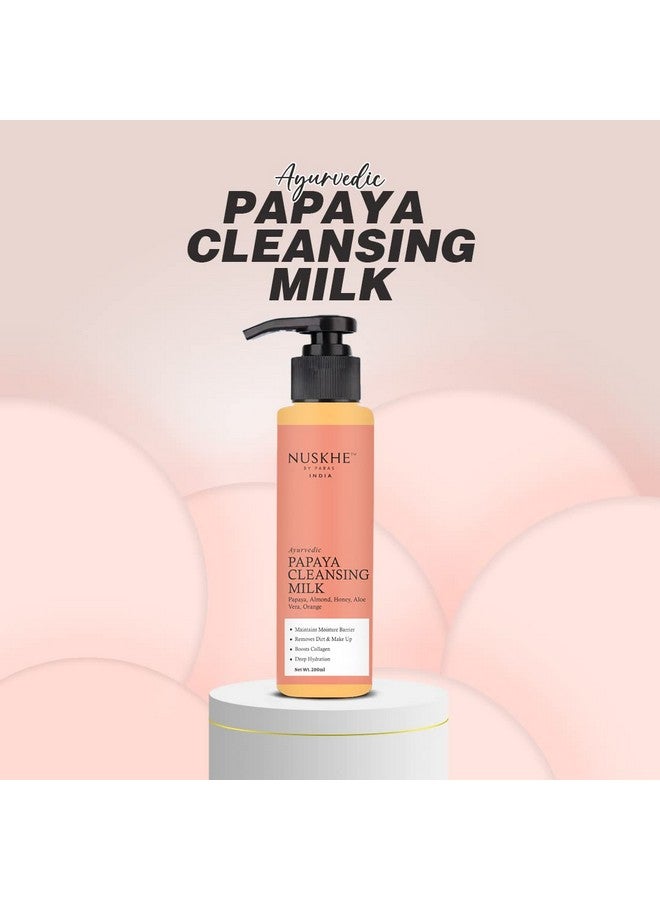 Nuskhe By Paras Ayurvedic Papaya Cleansing Milk - Image 4