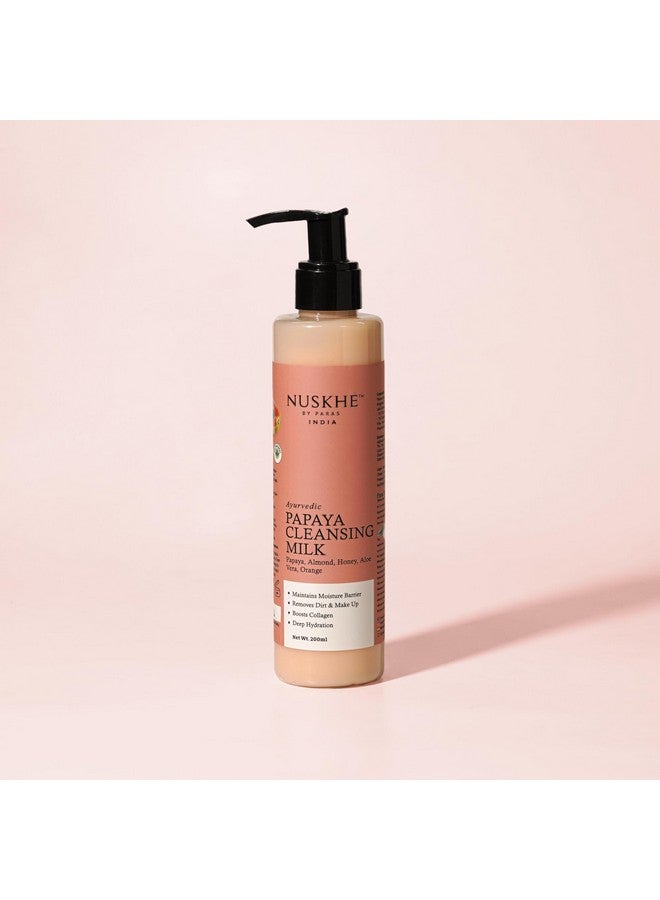 Nuskhe By Paras Ayurvedic Papaya Cleansing Milk - Image 2