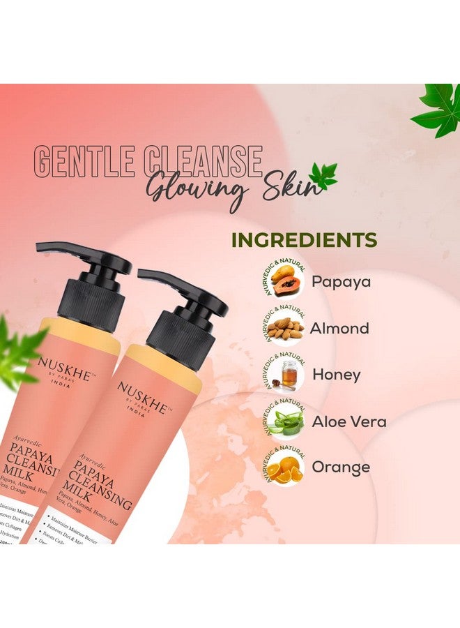 Nuskhe By Paras Ayurvedic Papaya Cleansing Milk - Image 5