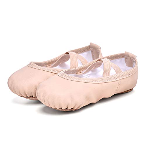 Stelle Ballet Shoes for Girls Toddler Ballet Slippers Soft Leather Boys Dance Shoes for Toddler/Little Kid/Big Kid (Ballet Pink, 6MT) - Image 5