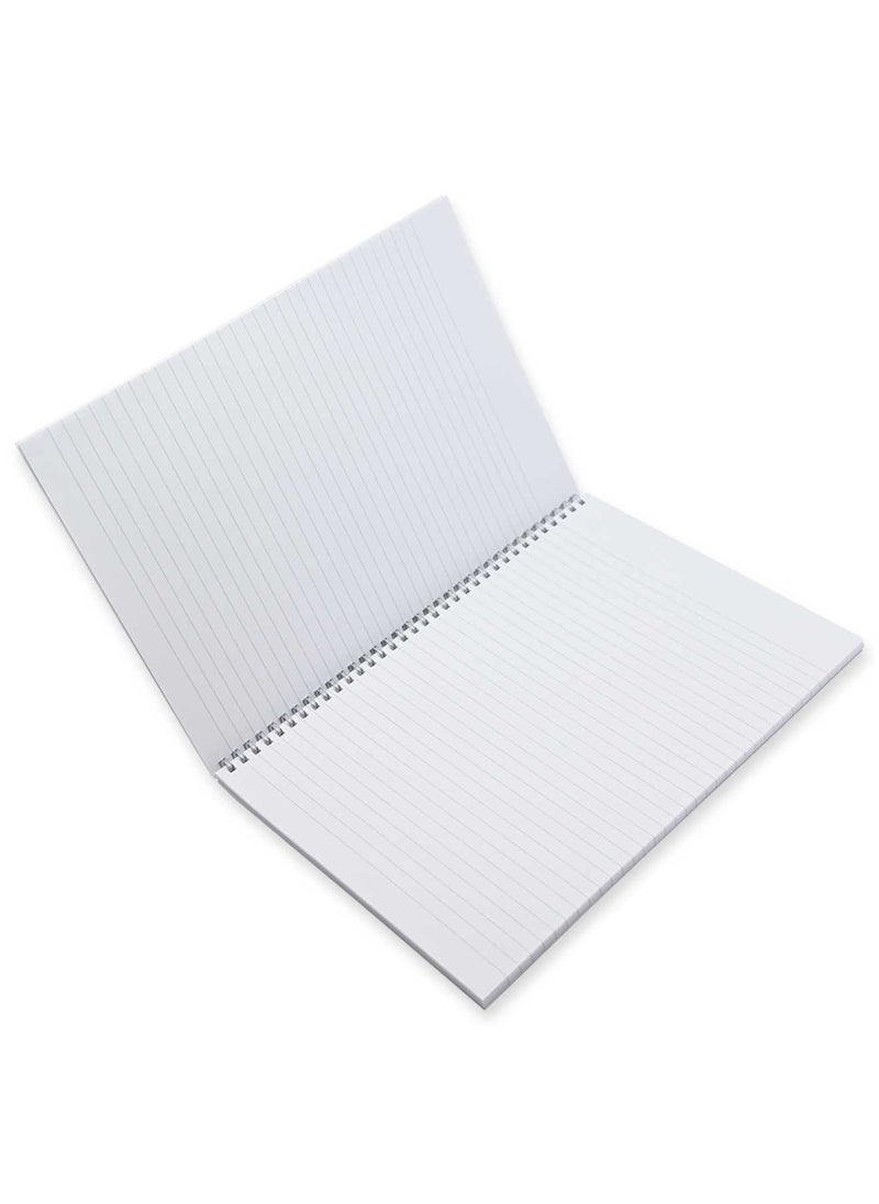 FIS FIS Pack Of 5 Spiral Soft Cover Notebook, 96 Sheets A4 Swan Design 2 -FSNBSSCA496-SWA2  - Image 2