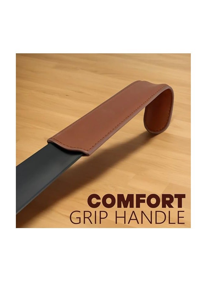 Extra Long Shoe Horn, 58cm Metal Shoehorn - Long Handled Shoe Helper Shoe Lifter Shoe Spoon Stick for Boots Men Women Seniors Kids - Image 5